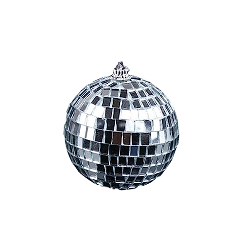 Ciieeo 10cm Mirror Ball Reflective Disco Ball Enhanced Rotation Motor for Parties