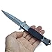 JPCRMOV Navaja de Bolsillo, Ouchillo de Caza, Cuchillo de Supervivencia para Exteriores y Camping, Cuchillo Plegable 2 en 1 con rompe Cristales, Herramienta para Senderismo Rescate G02 (Negro)
