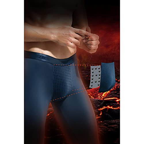 Ouruikia Men's Thermal Underwear Thermal Bottoms Magnetic Thermal Pants Modal Base Layer Bottoms Long Johns Pants3