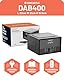 DAB Radio mit CD Player | Bluetooth Stereoanlage mit 40W Lautsprechern | Kompaktanlage mit DAB+, UKW & 99 Senderspeichern | Musikanlage mit USB, AUX & Fernbedienung | Oakcastle DAB400