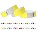 Produktbild 500 Eintrittsbänder aus Tyvek, YELLOW - GELB - Party Einlassbänder, Securebänder, Festival Armbänder, Kontrollbänder für dein Event