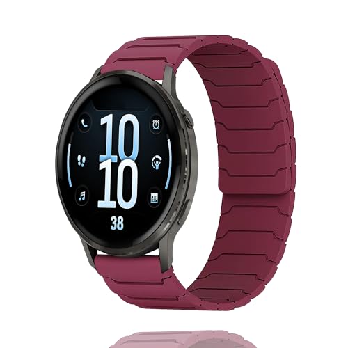 AnnTec For Garmin Venu 4 / 3 45mm / ivoactive 4 / Venu 2 / Garmin Forerunner 265 / 255 / 255 Music / 570 47mm �o���h �����x���g �ւ��x���g 22