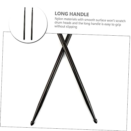 Baquetas de nylon Garneck 1 par para percusión miniatura 6