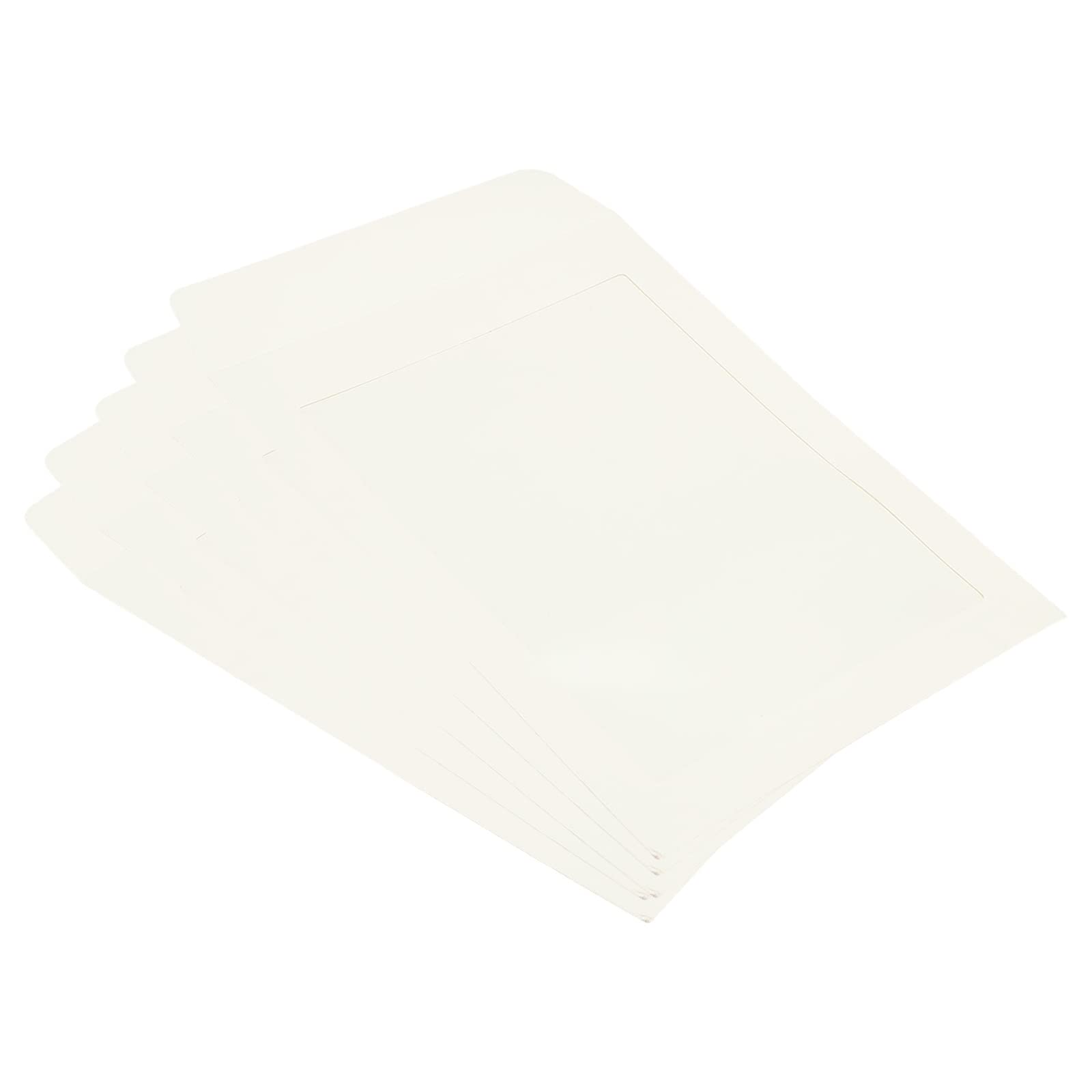 YOKIVE 10 Pack Full-Face Window Envelopes, A5 Clear Single-Side Window, White, 8.7 x 6.7 inch