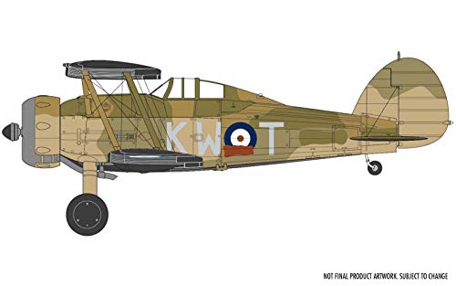 Image of Airfix Gloster Gladiator MK I /MK II 1:72 WWII Military Aviation Plastic Model Kit