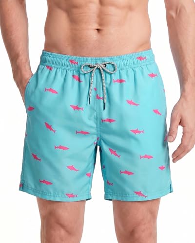 Short de bains de sport style tropical voyage MaaMgic