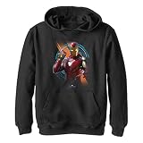Marvel Avengers Endgame Hero Hoodie Sudadera con, Negro, L para Niños