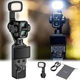 JJC Osmo Pocket 4 4P LED Licht, Winkelverstellbare Selfie Licht für DJI Osmo Pocket 4 4P