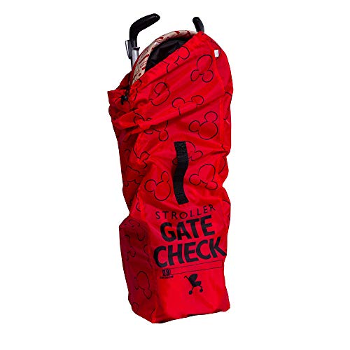 J.L. Childress Disney Baby Gate Check Bag for Umbrella Strollers - Travel Bag for Airplane, Fits Most Single Umbrella Baby Strollers, Airport Accessories for Gate Check - Mickey Mouse, Red by J.L. Childress - Image 3