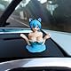 FUNMIX 2PCS Chest Shaking Ornaments, Interessante Anime Figur Modell Statue Spielzeug Home Auto Desktop Dekoration Ornamente Sammlung Geschenke für Dekor