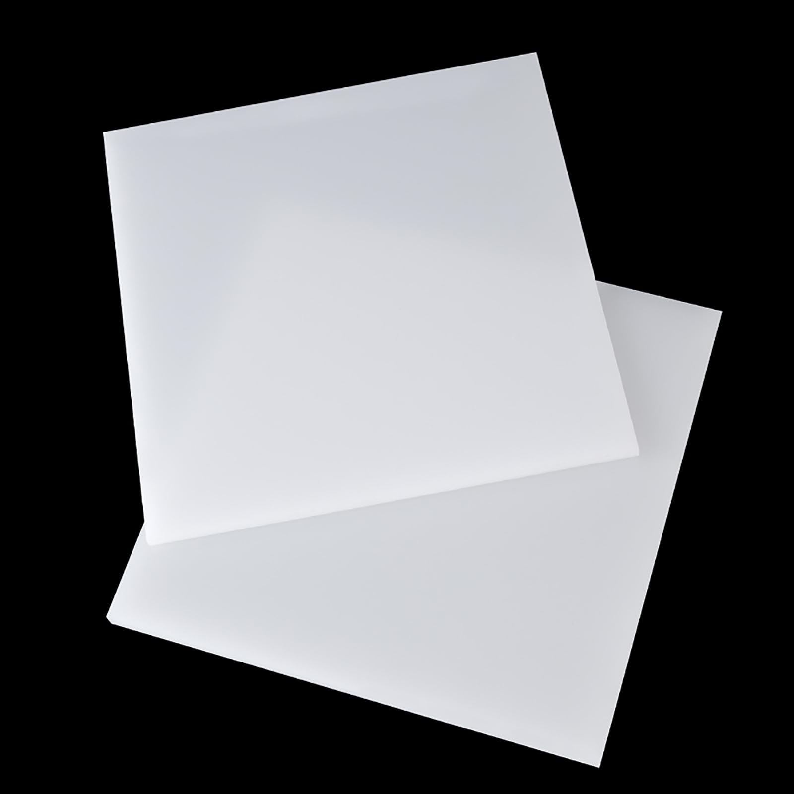 Biały arkusz nylonu 400x500mm, płyta PA o grubości 6/8/10/15mm do obróbki DIY(6mm 2 Pieces)
