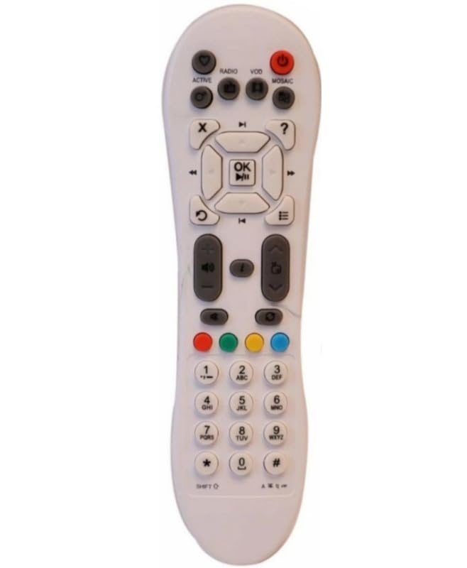 Paril® Remote Compatible Videocon D2H Set top Box remoteNew TvR-109(NO Voice Command)(Same Remote Only Will Work)(Before Buy Check All Images)