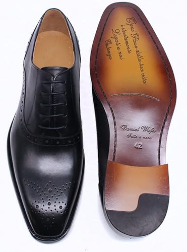 Mens Oxfords Formal Dress Suit Shoes Genuine Leather Prom Derby Shoes Fashion Luxury Wedding Business Casual Comfortable Tuexdo Shoes for Men3