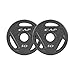 CAP Barbell Black 2-Inch Olympic Grip Plate, 10-Pounds, Pair