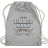 In der Farbe Hellgrau und Größe Unisize findest du das perfekte Textil: Berufe gym bags