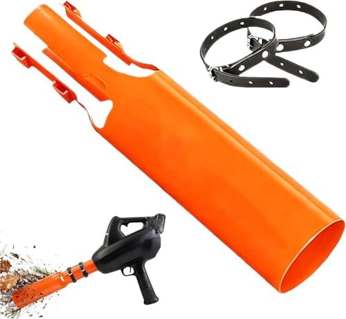 1PC Leaf Blower Air Booster,Cyclone 2X Blower Attachment,Orange