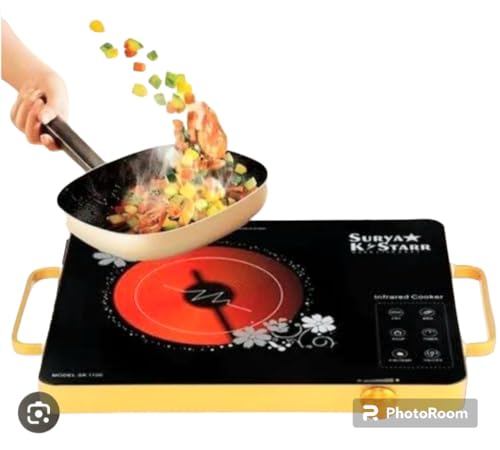 Image of Surya k Star Infrared Induction Cooker Induction Stove Model SK 1100 two side handle