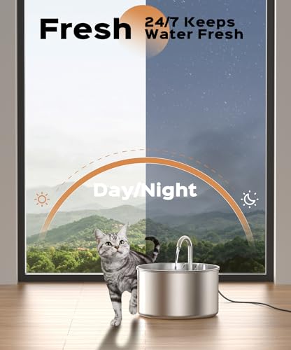 Image of cat Water Fountain Stainless Steel