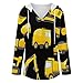 Womens Bodysuit Cool Black Yellow Buldozer Excavator Construct Machines T Shirts Long Sleeve Hoodie V Neck Pullover Tops, 2026