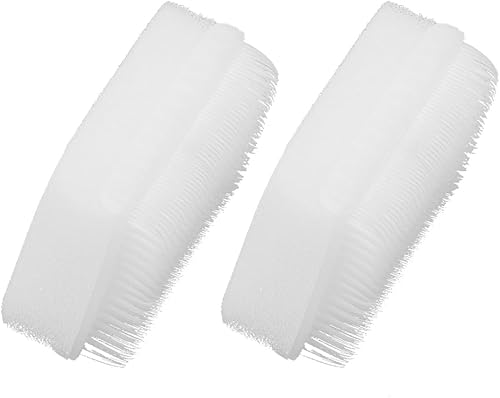 Miniatura 9 de Cepillo sensorial blanco para niños, cepillo de terapia Wilbarger para procesamiento sensorial y terapia ocupacional, 2 unidades