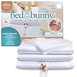 Bed Bunny Locking Fitted Sheet, Hugs Mattress, Won’t Slip, Stays Tight, AS-SEEN-ON-TV, CopperSoft™ Luxurious Comfort, Copper Infused, Helps Sheet Stay Fresh Between Washes. (Fitted Sheet Only)