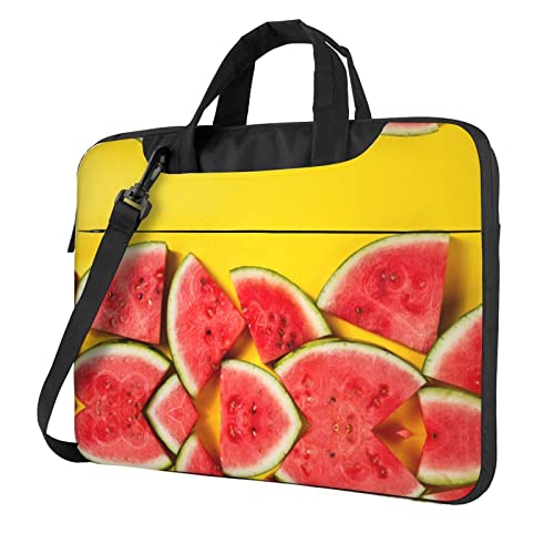 Maletín para portátil con diseño estampado sandía miniatura 1