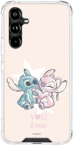 Skinit Clear Phone Case Compatible with Galaxy A54 5G - Officially Licensed Disney Lilo and Stitch Stitch and Angel Design