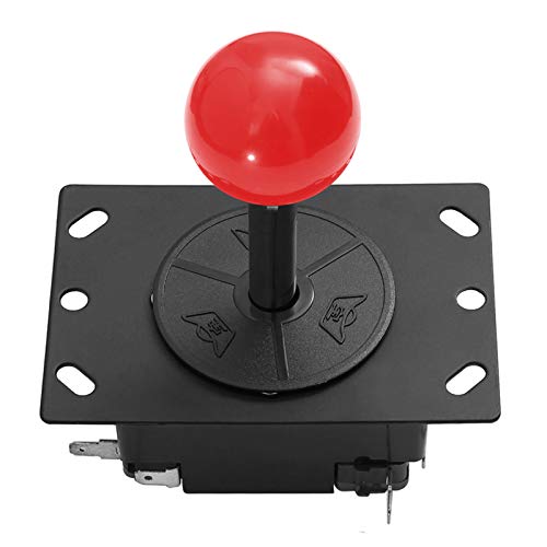 Arcade Joystick Richtungsschalter in 2 Farben auswählbar Koordinatenschalter X/Y Steuerung Richtungsschalter Miniatur (Rot) Cover