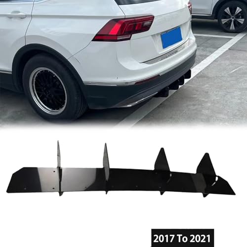 Difusor de parachoques trasero para VW Tiguan MK2 2017-2021 y kit de carrocería tuning 3