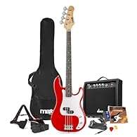 Complete Max GigKit Starter Pack - This bass guitar starter pack has it all for beginners: electric bass guitar, amplifier, gig bag, tuner, picks, and cable, perfect for getting started fast. Ideal for Beginner & Learner Bass Guitar Players - Special...