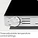 Chefman Electric Warming Tray with Adjustable Temperature Control, Perfect For Buffets, Restaurants, Parties, Events, and Home Dinners, Glass Top Extra Large 21” x 16” Surface Keeps Food Hot – Black