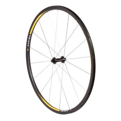 ○CORIMA コリマ チューブラー ロード カーボンホイール フロントのみ 美品 コリマ CORIMA 3SPOKE HM フロントホイールのみ リムブレーキ チューブ