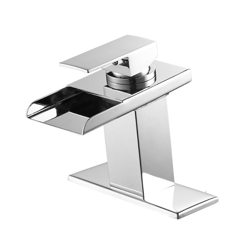 Mitigeur cascade LED laiton pour créer une ambiance spa relaxante dans votre salle de bain