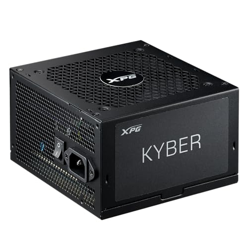 XPG Kyber 850W Power Supply ATX 3.1 80 Plus Gold 120mm Fluid Dynamic Bearing Fan (KYBER850G-BKCGB)