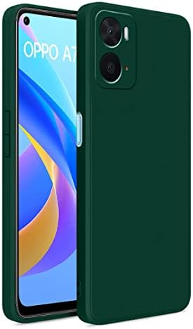 Topme Custodia In Silicone Per OPPO A76 / A96: Cover Morbida Con Texture Spazzolata, Antiurto E Antigraffio - Blu