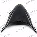 HTTMT CFP-1178-3- Black Smoke Windscreen Windshield Compatible with 2003-2009 YZF R6 R6S 04 05 06 07 08