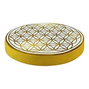 SANDINI Sitzkissen Rund 'Blume des Lebens'