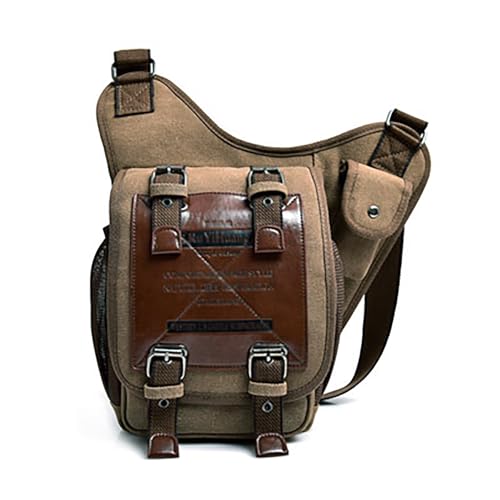 Canvas Messenger Bag Sling Bag Cross Body Bag Shoulder Bag Crossbody Shoulder Tool Pouch for Men Women