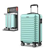 NUMADA - Maleta de Viaje Cabina 55x36x19cm (30L) Upfly XS con Cierre de Combinación y 4 Ruedas Dobles 360. Maleta de Mano Rígida Resistente, Ligera con Interior Compartimentado | Verde