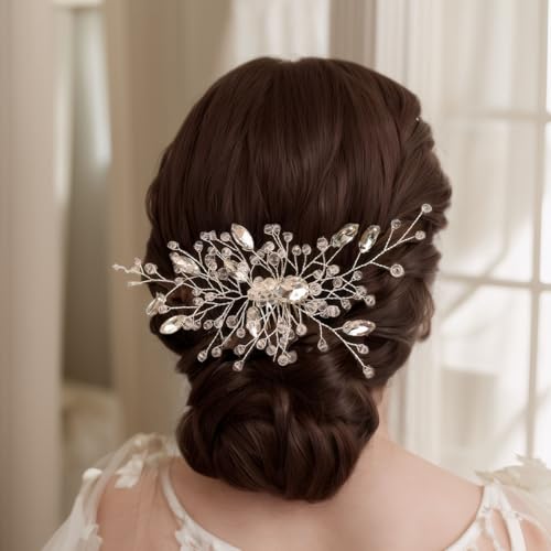 Peine de Cristal Vintage para Novia y Dama de Honor