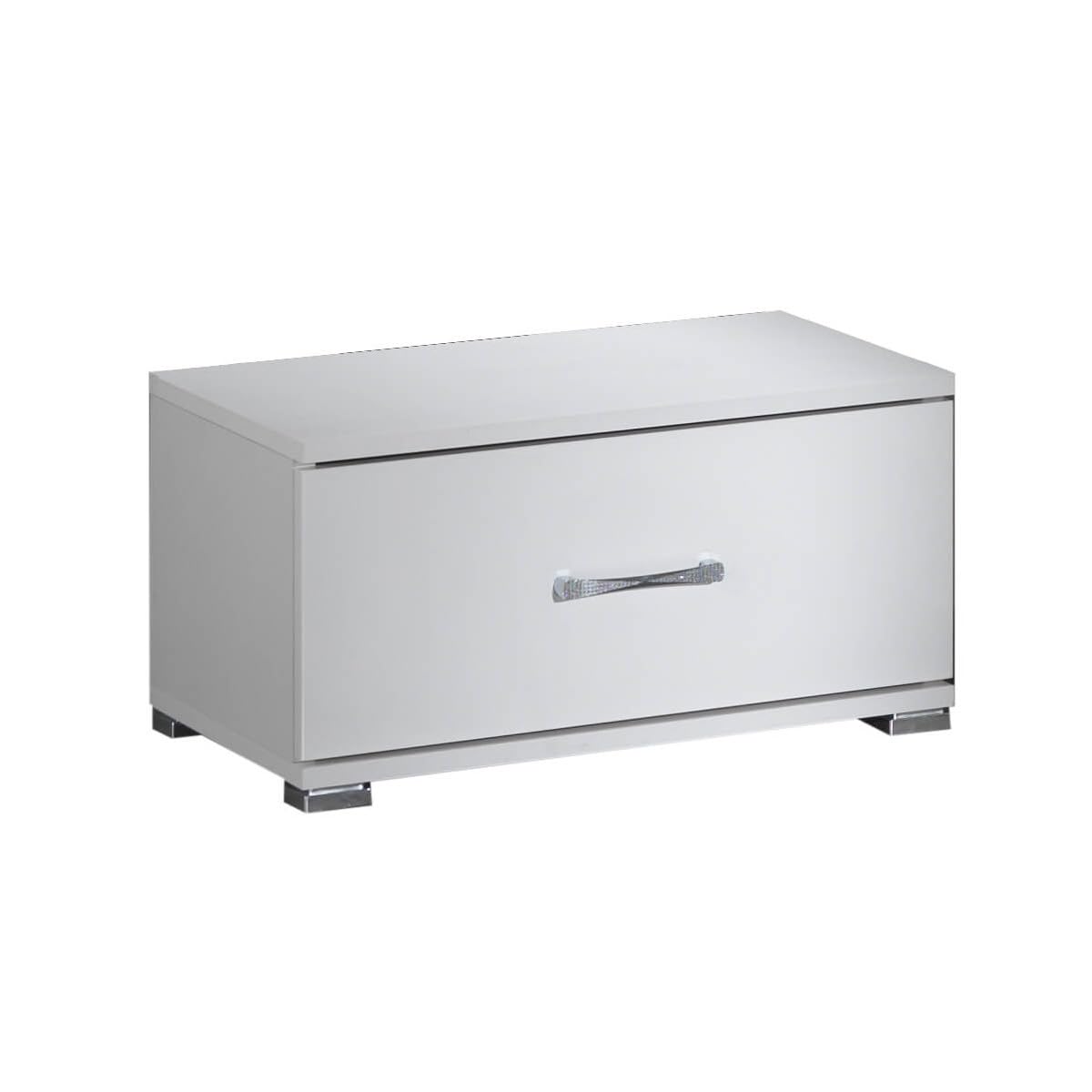 AltoBuy FADILY - Chambre Complète 140x190 avec Armoire 4 Portes
