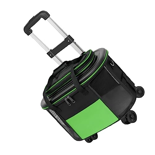 Transporteur pour chat rigide robuste vert avec roues multidirectionnelles - 4