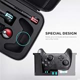 Mumba Deluxe futerał do przenoszenia Nintendo Switch, duża pojemność podróżna torba do przechowywania na konsolę Switch i akcesoria - czarna