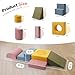 Rinnebbit 6-Piece Foam Climbing Blocks, Kids Climb and Crawl Soft Play Set, Machine Washable Cover, Baby Indoor Activity Play Structure, Climbing Toys for Toddlers 1-3 (Multi-Color, no Ball Pit)
