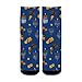susiyo Hanukkah Candle Art Blue Hiking Socks Boy Girls - Cushioned Crew Socks for Kids Soft, Breathable & Seamless Toe for All-Day Comfort