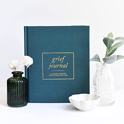 Duncan & Stone Paper Co. Parent Grief Journal (Teal, 88 Pages) - Journal For Grief And Healing - Memorial Gift Package Dealing With Grief - Thoughtful Bereavement Gift Ideas #TOP7
