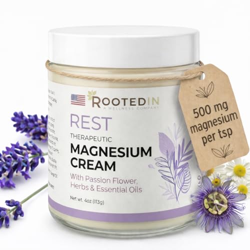 Rooted in Rest Magnesium Lotion for Sleep – Science Backed