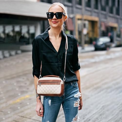 Image of AGLOD Crossbody Bags for Women Vegan Leather Shoulder Handbags Small Cross Body Purses for Women Trendy with Wide Strap | Small