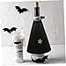 LIFKOME Halloween Wine Bottle Cape Cover Witch Hat Decoration for Parties Festive Wine Bottle Ornament Convenient Cape for Halloween Celebrations for Bars Restaurants