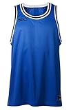 Leicht und atmungsaktiv K1X Hardwood Double x Jersey Basketballtrikot Herren blau/weiß, XS